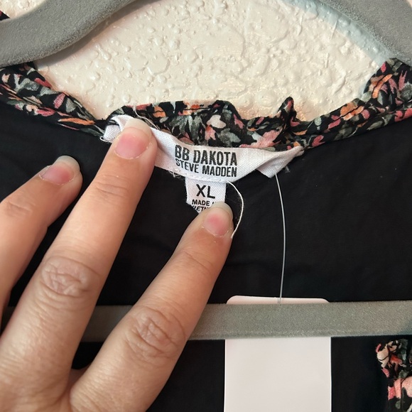 Ditsy Floral Sleeveless Mini Dress BB Dakota by Steve Madden size XL - Picture 3 of 6